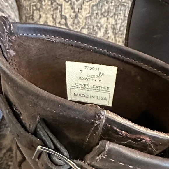 Frye Dark Brown Leather Boots - Picture 3 of 9